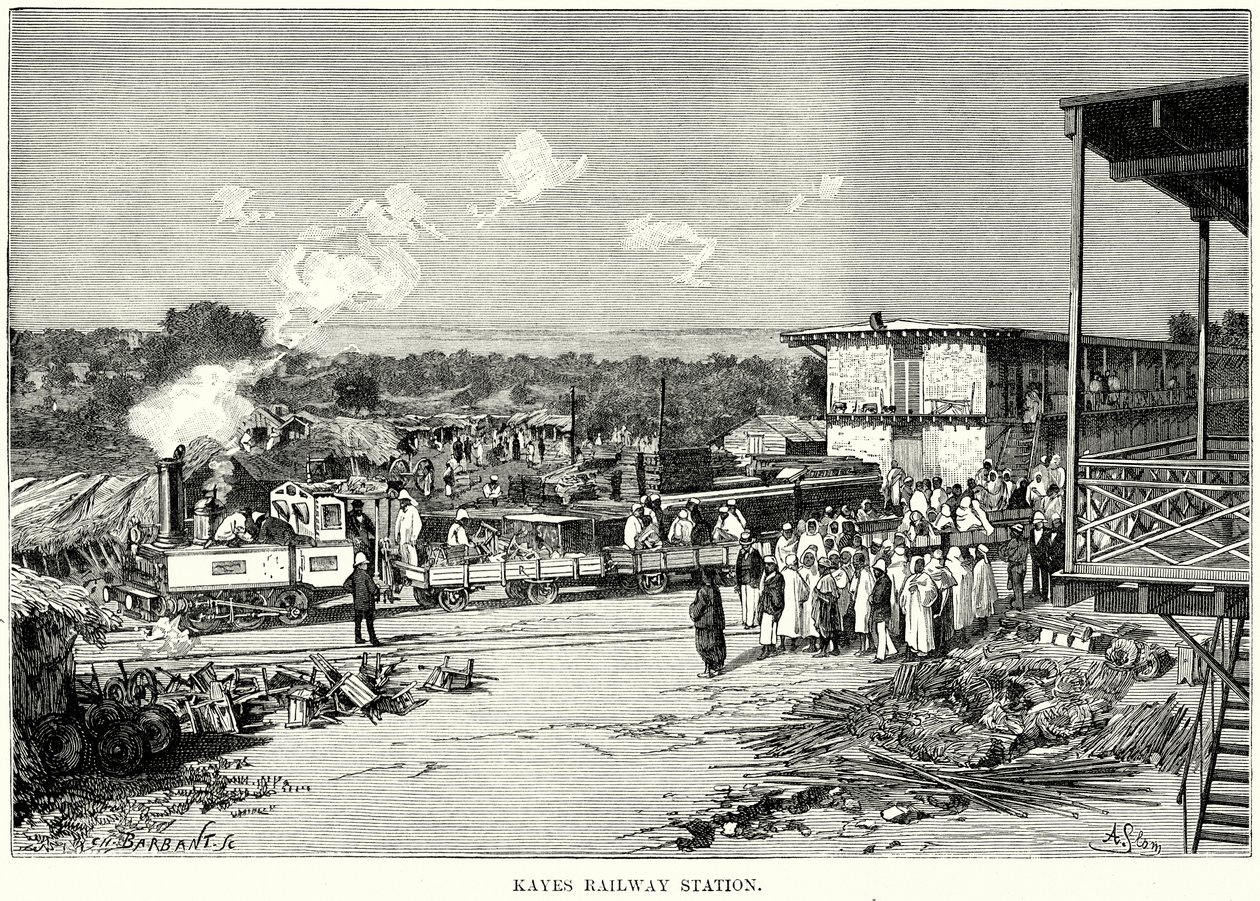 Gare de Kayes (gravure) - English School