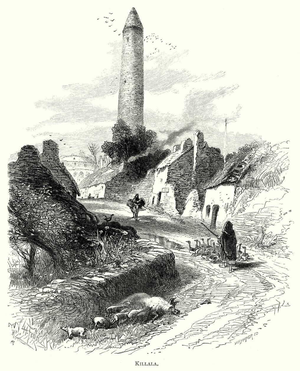 Killala (gravure) - English School