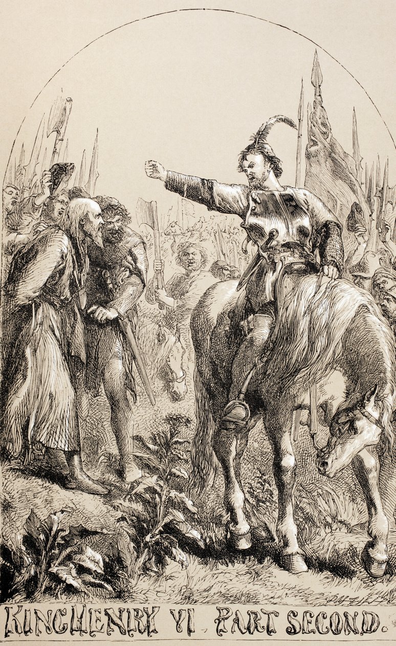 Le Roi Henri VI, Partie II, 1890 - English School