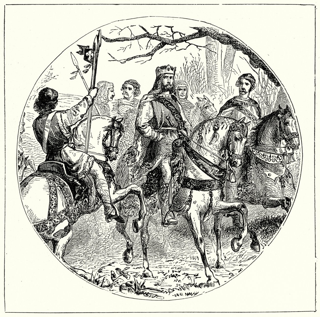 Le roi Jean (gravure) - English School