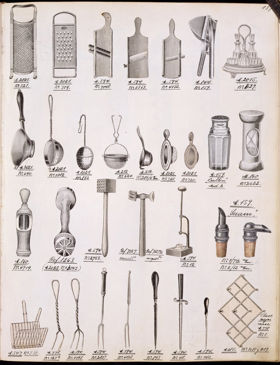 Ustensiles de cuisine, d