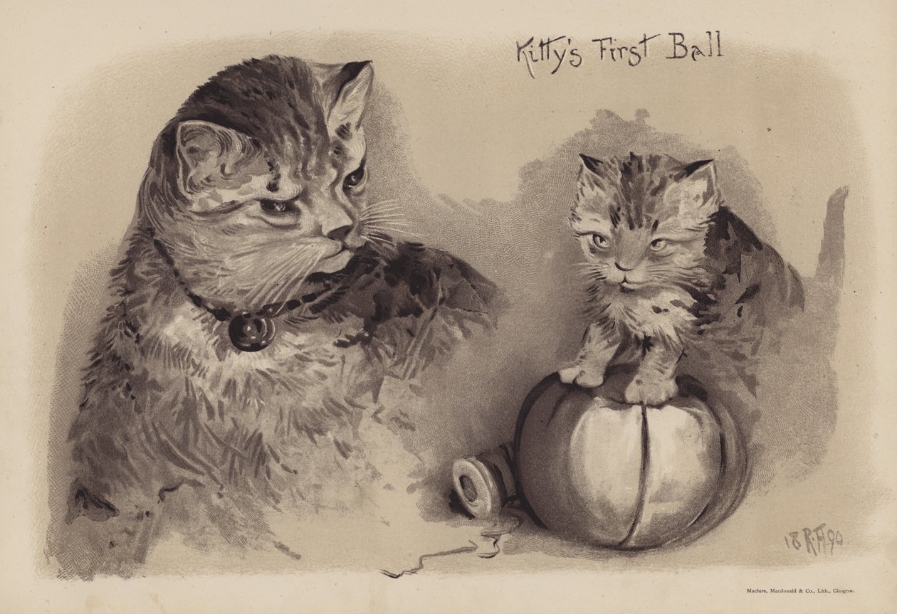 Le premier bal de Kitty (chromolitho) - English School