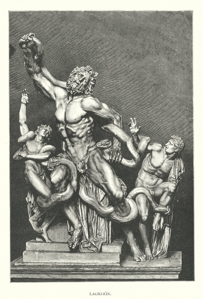 Laocoon (gravure) - English School