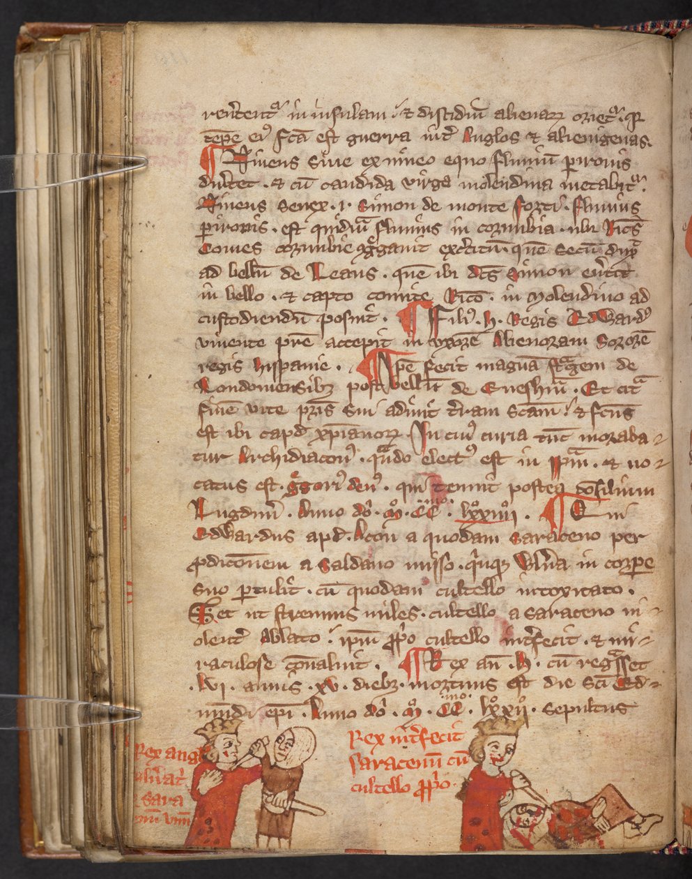 Évangiles de Lindisfarne, Coton MS Nero A IV, f. 110v (vélin) - English School