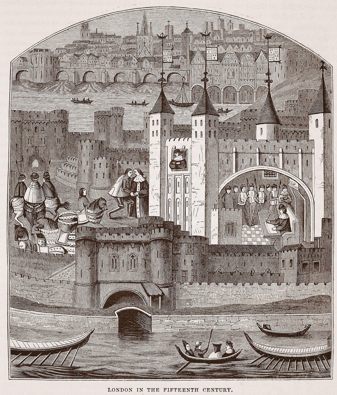 Londres au XVe siècle - English School