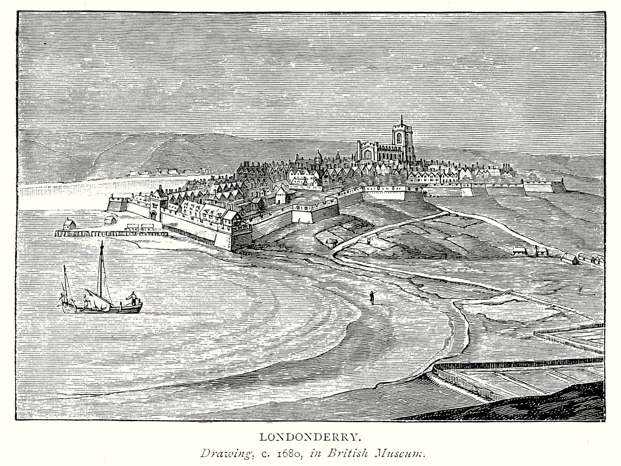 Londonderry (gravure) - English School