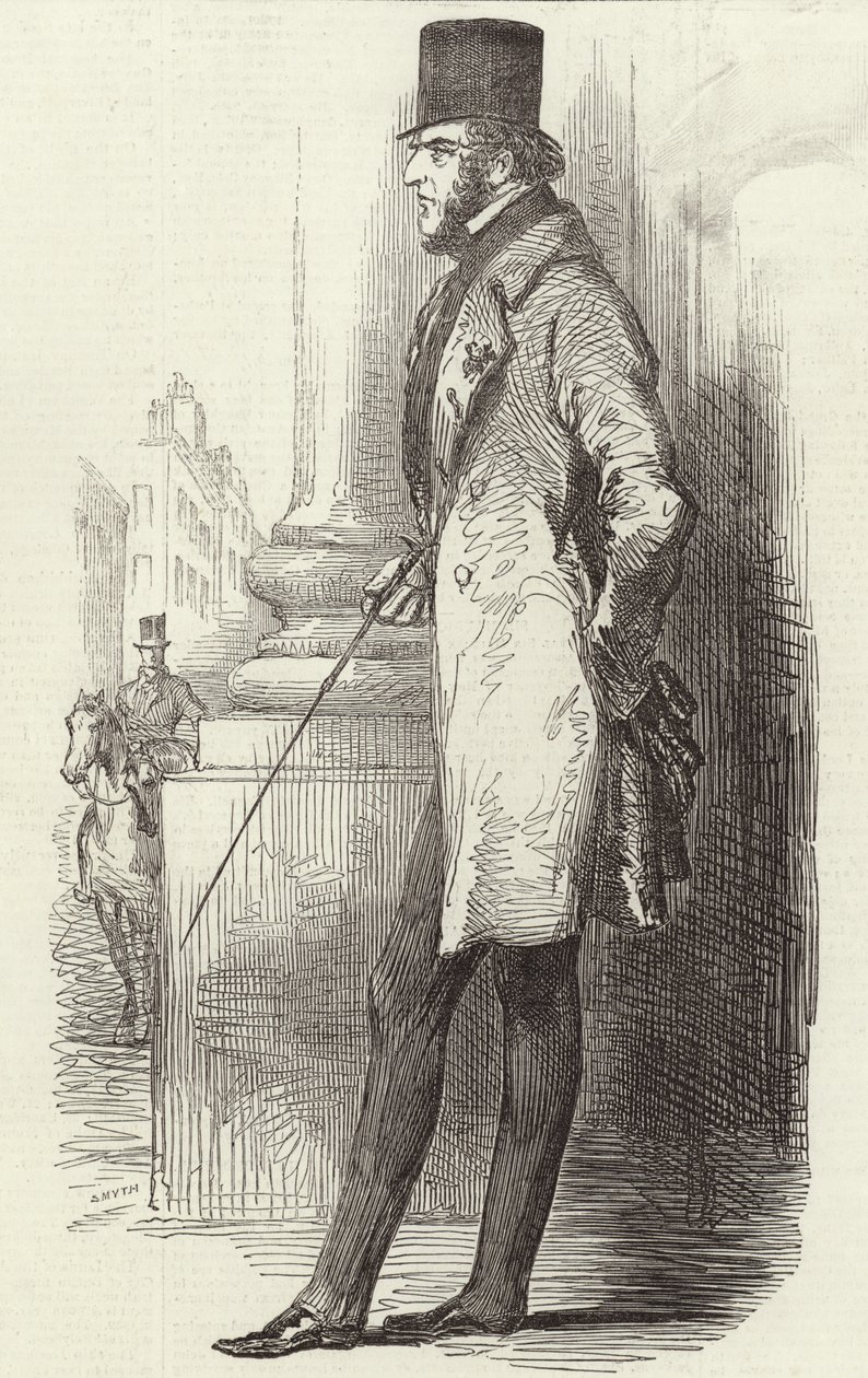 Lord George Bentinck (gravure) - English School