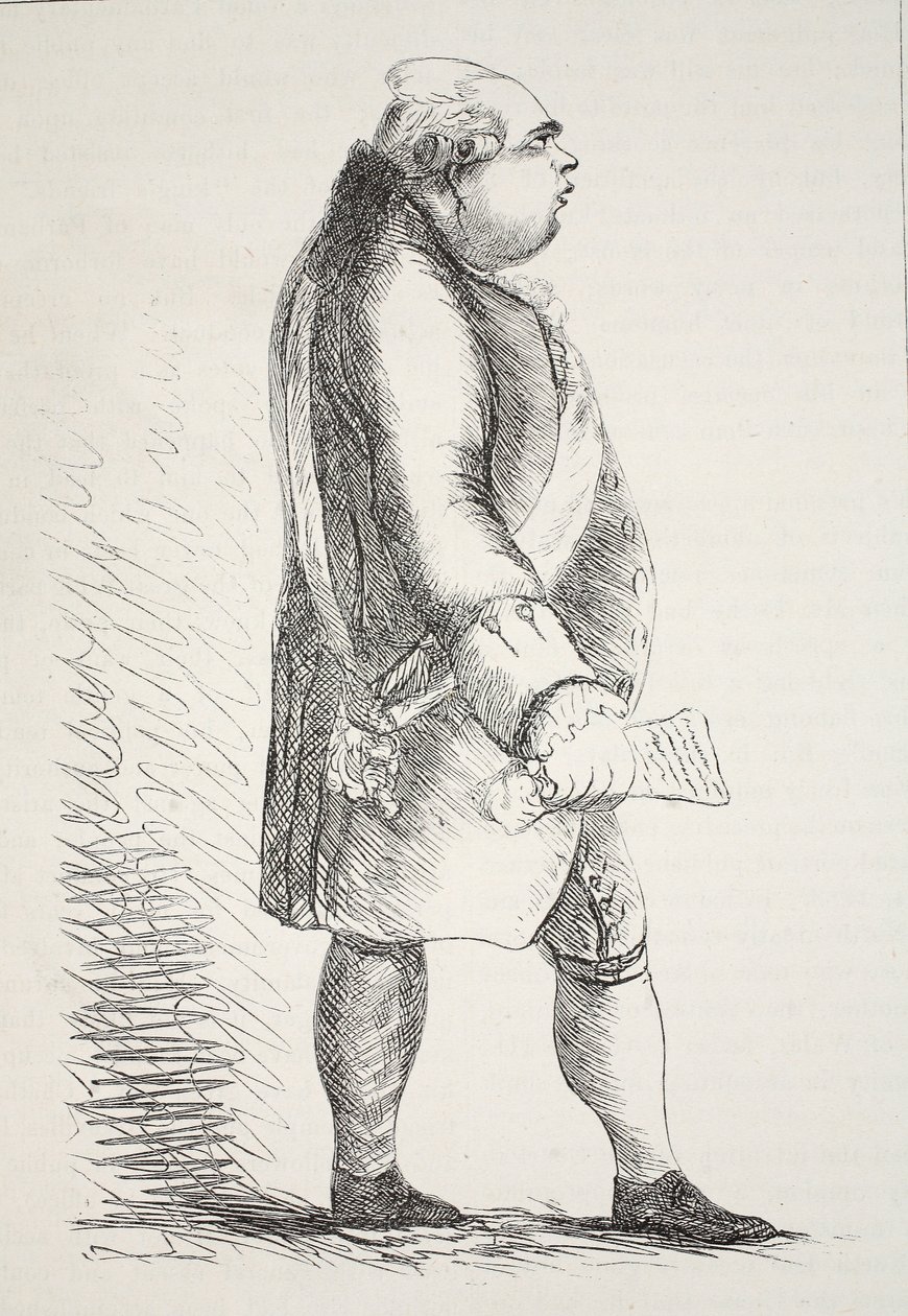 Lord North, fac-similé d