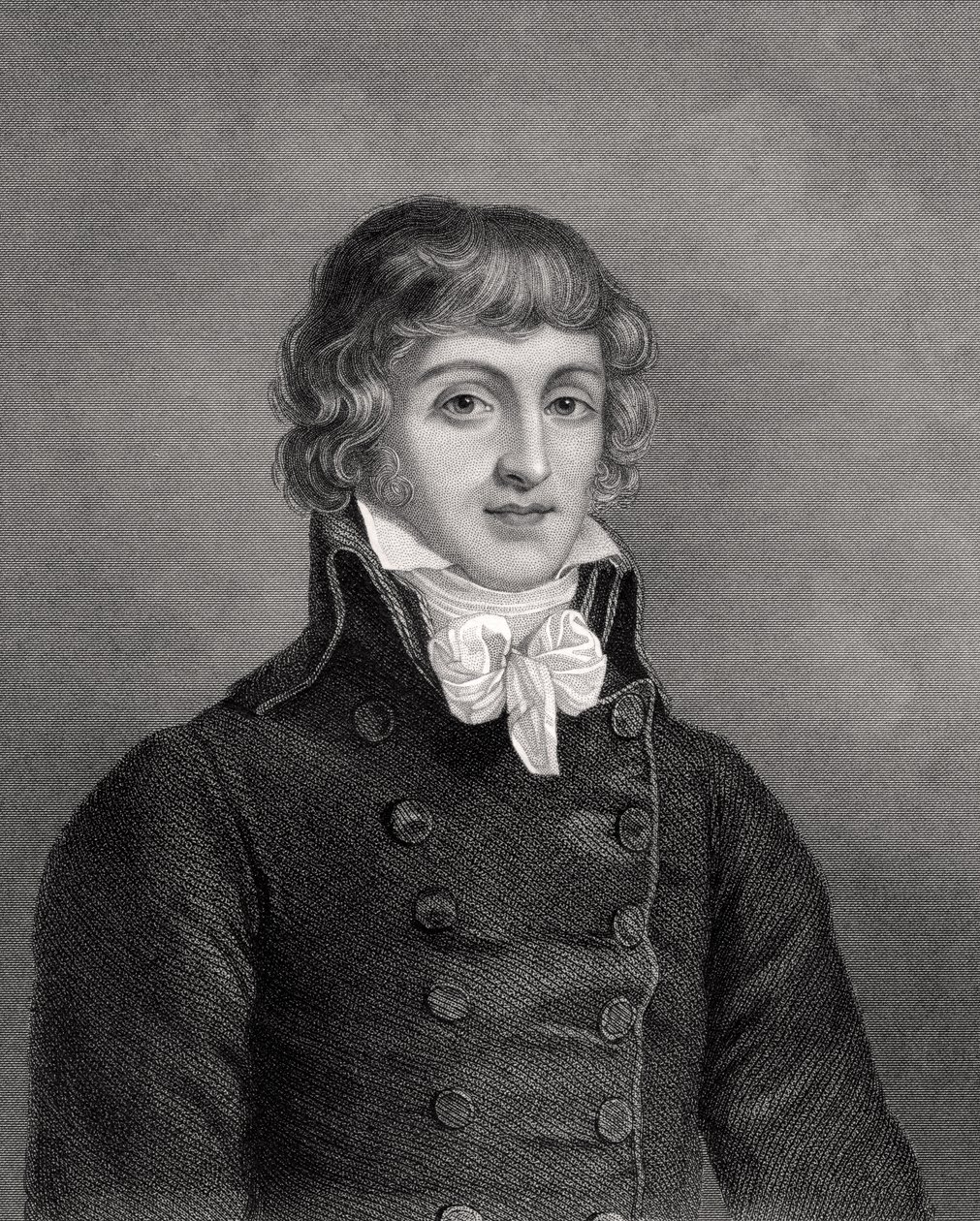 Louis Antoine Léon de Saint-Just, gravé par W.H. Mote, illustration de 