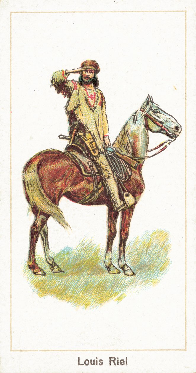 Louis Riel (chromolitho) - English School
