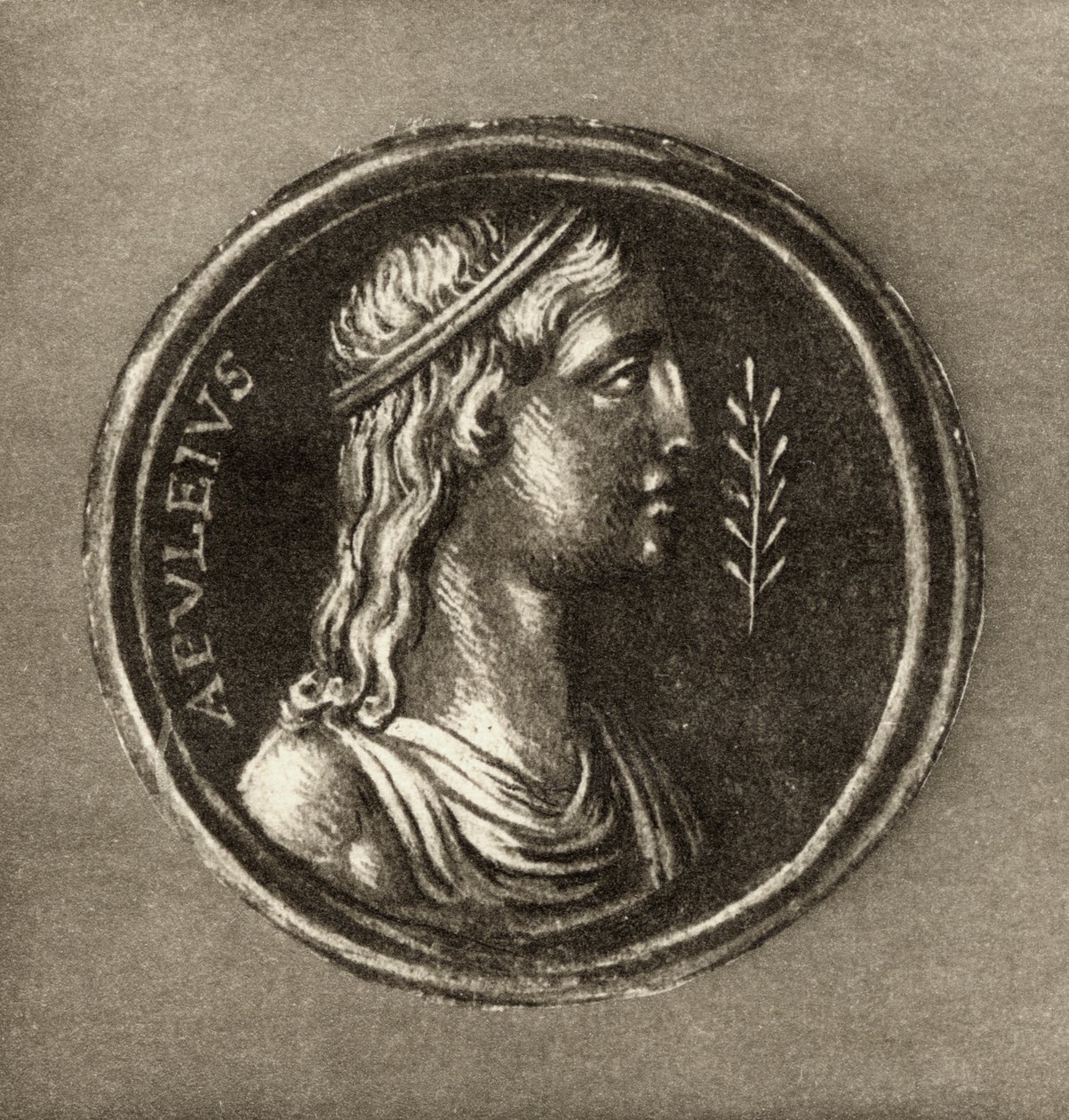 Lucius Apulée (c.124-c.180 AD), du frontispice de L