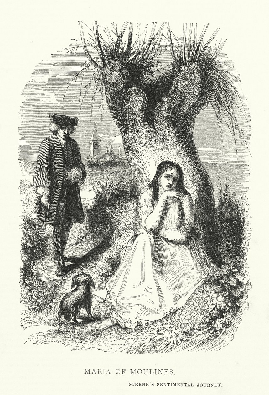 Maria de Moulines (gravure) - English School