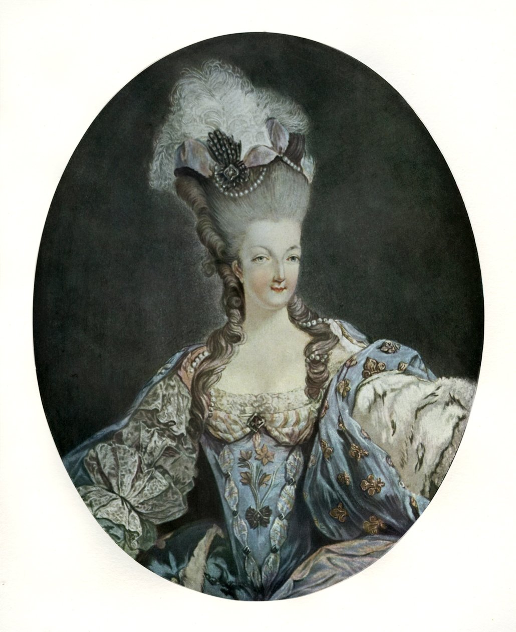 Marie-Antoinette, reine de France (impression) - English School