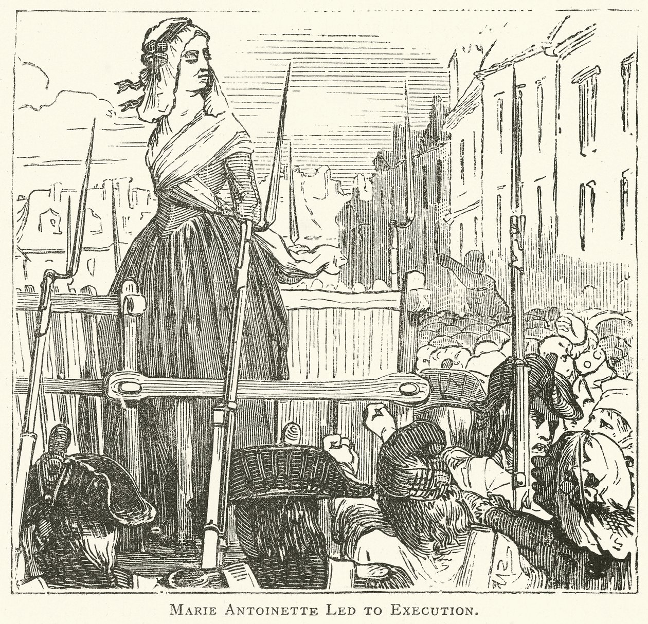 Marie-Antoinette conduite à l