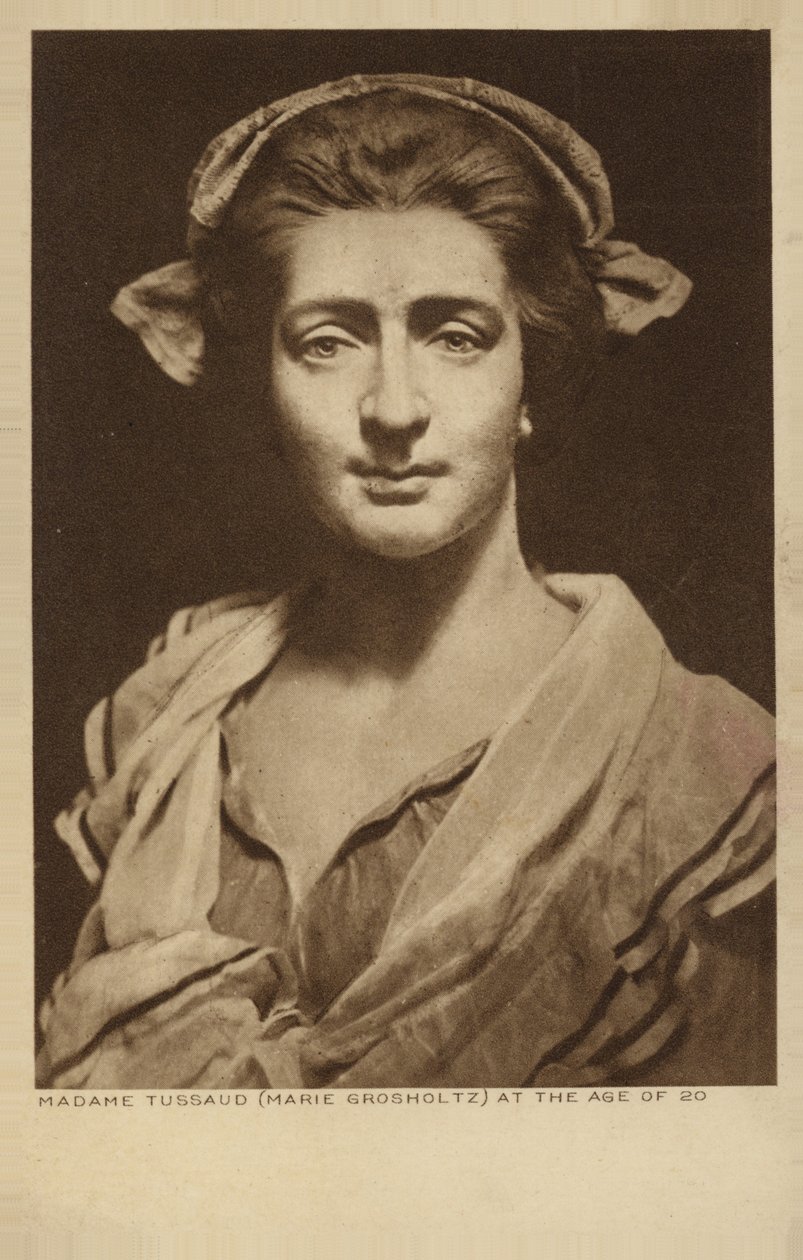 Marie Tussaud, artiste et sculpteur de cire français (lithographie) - English School