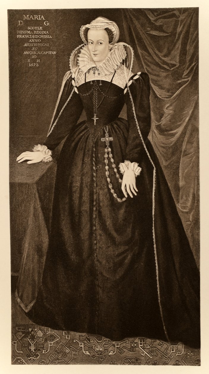Marie Stuart (1542-1587), de James I et VI, imprimé par Manzi Joyant & Co. Paris, 1904 - English School