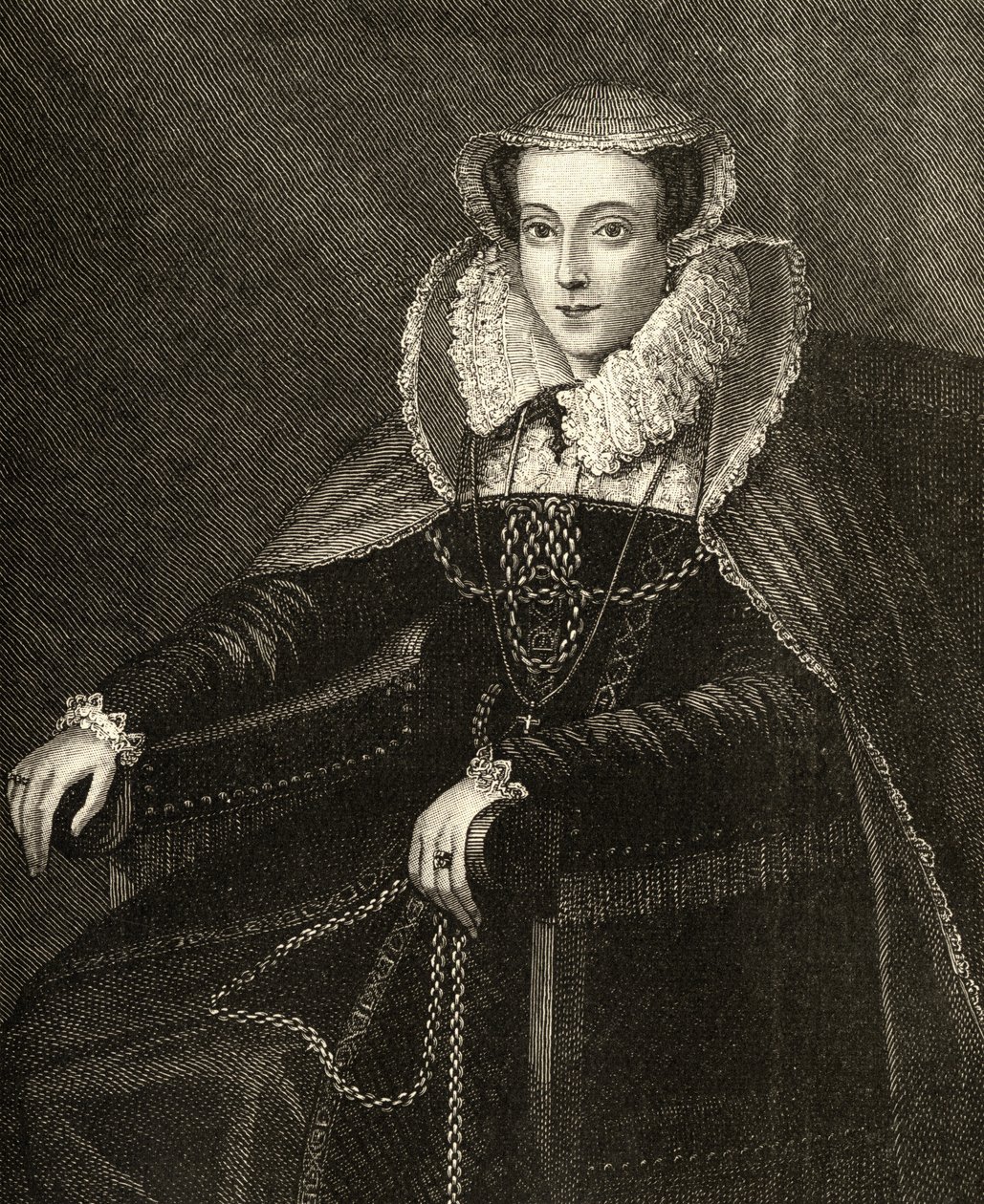 Marie Stuart (1542-87) (gravure) - English School