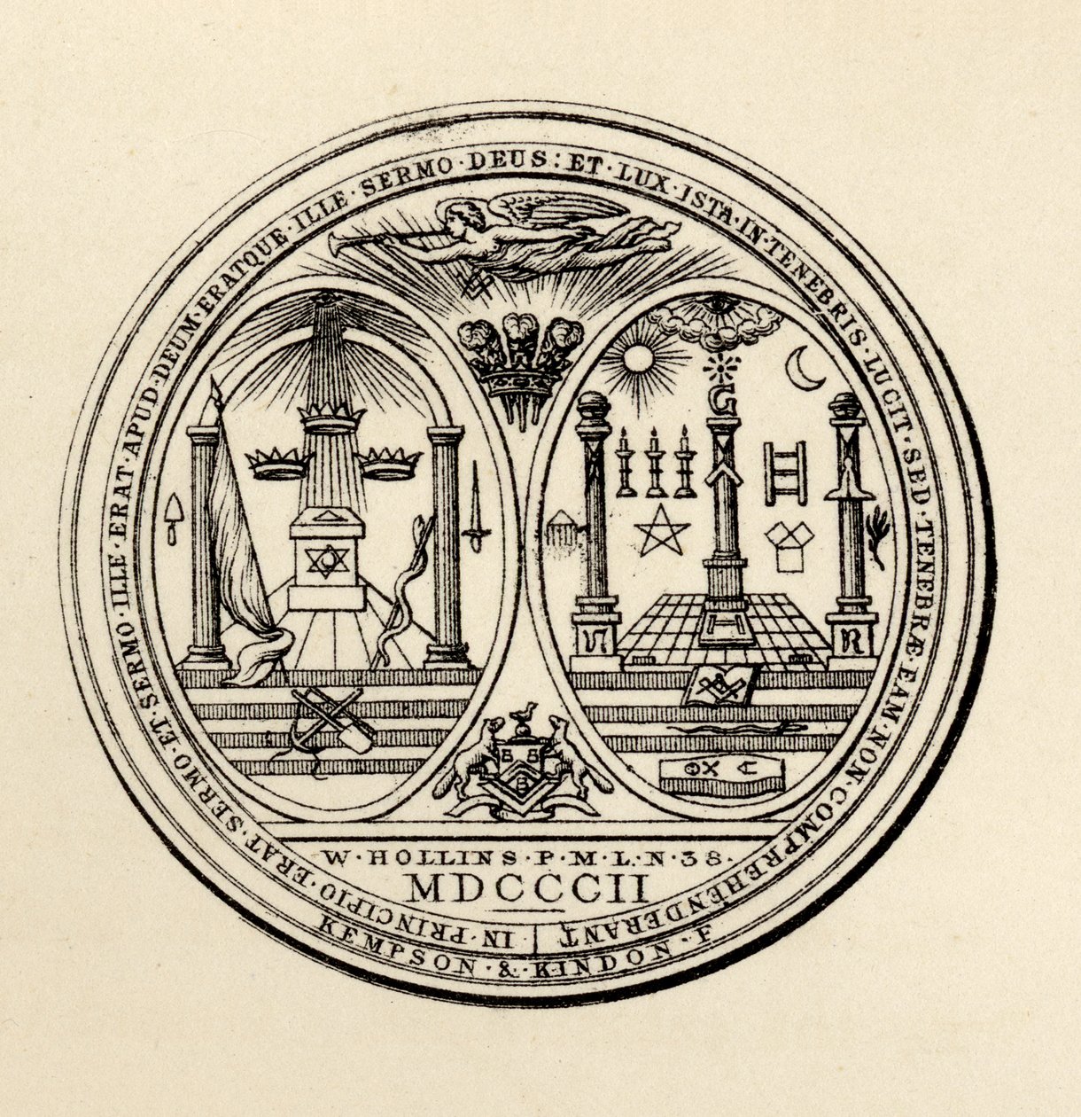 Sceau maçonnique, 1802, de 