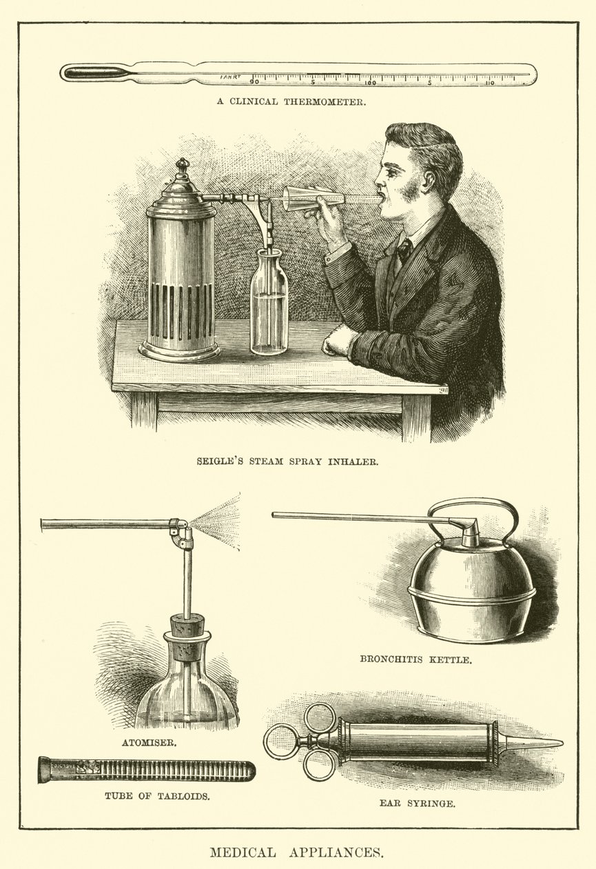 Appareils médicaux (gravure) - English School