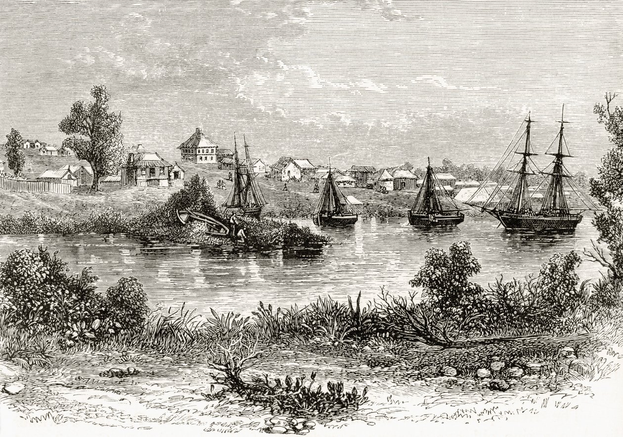 Melbourne, 1840, de 