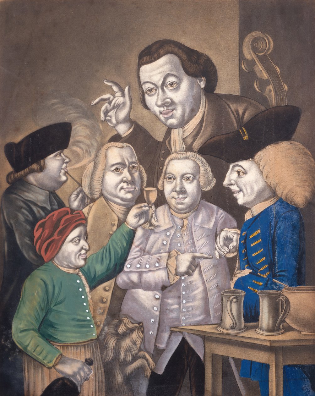 Joie et amitié, vers 1770 - English School