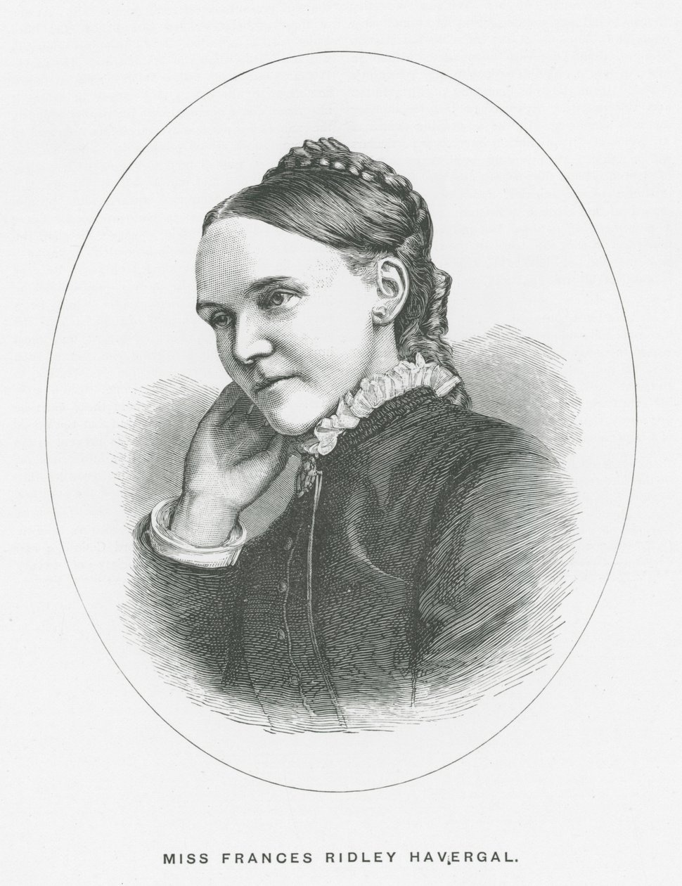 Miss Frances Ridley Havergal (lithographie) - English School