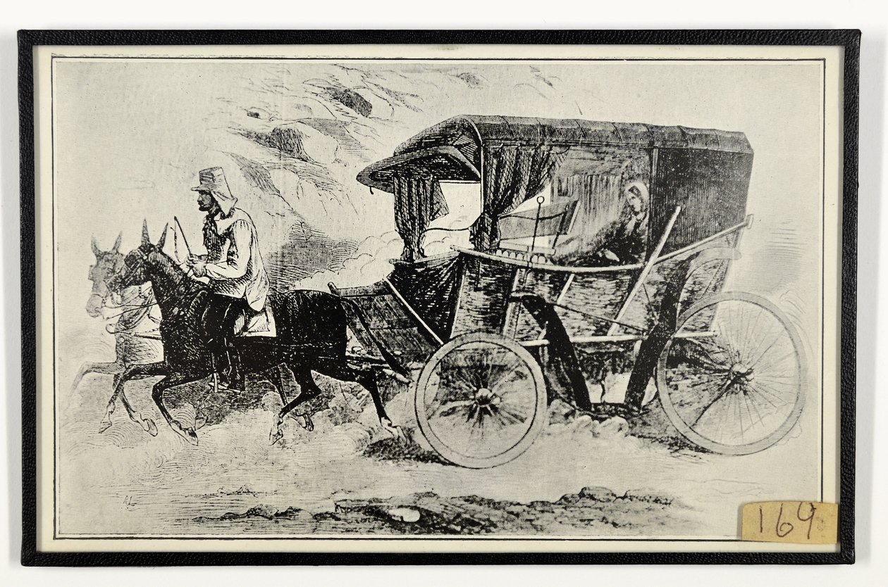 La voiture de Miss Nightingale au siège de la guerre, de 