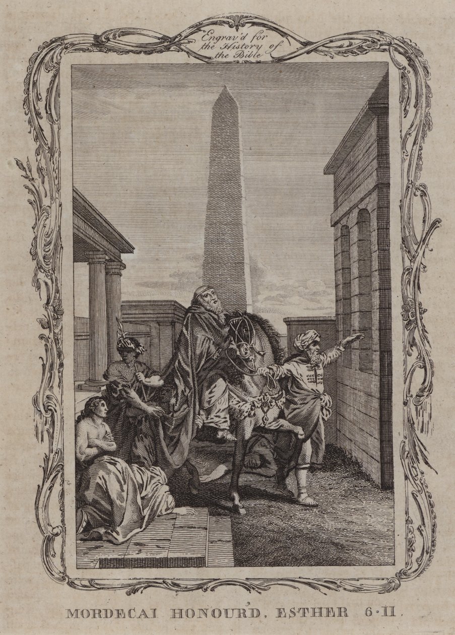 Mardochée honoré (gravure) - English School