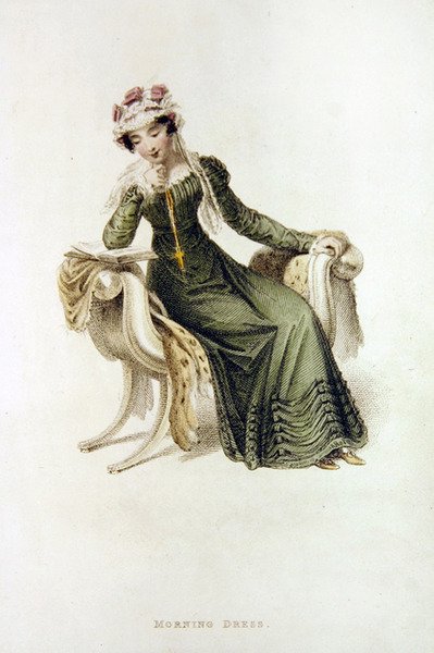 Robe du matin, planche de mode du Repository of Arts d