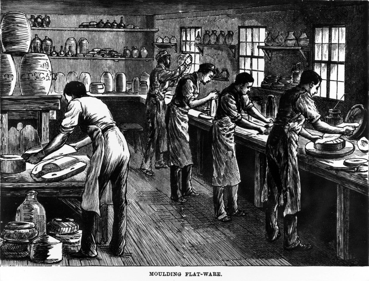 Moulage de couverts, 19ème siècle - English School