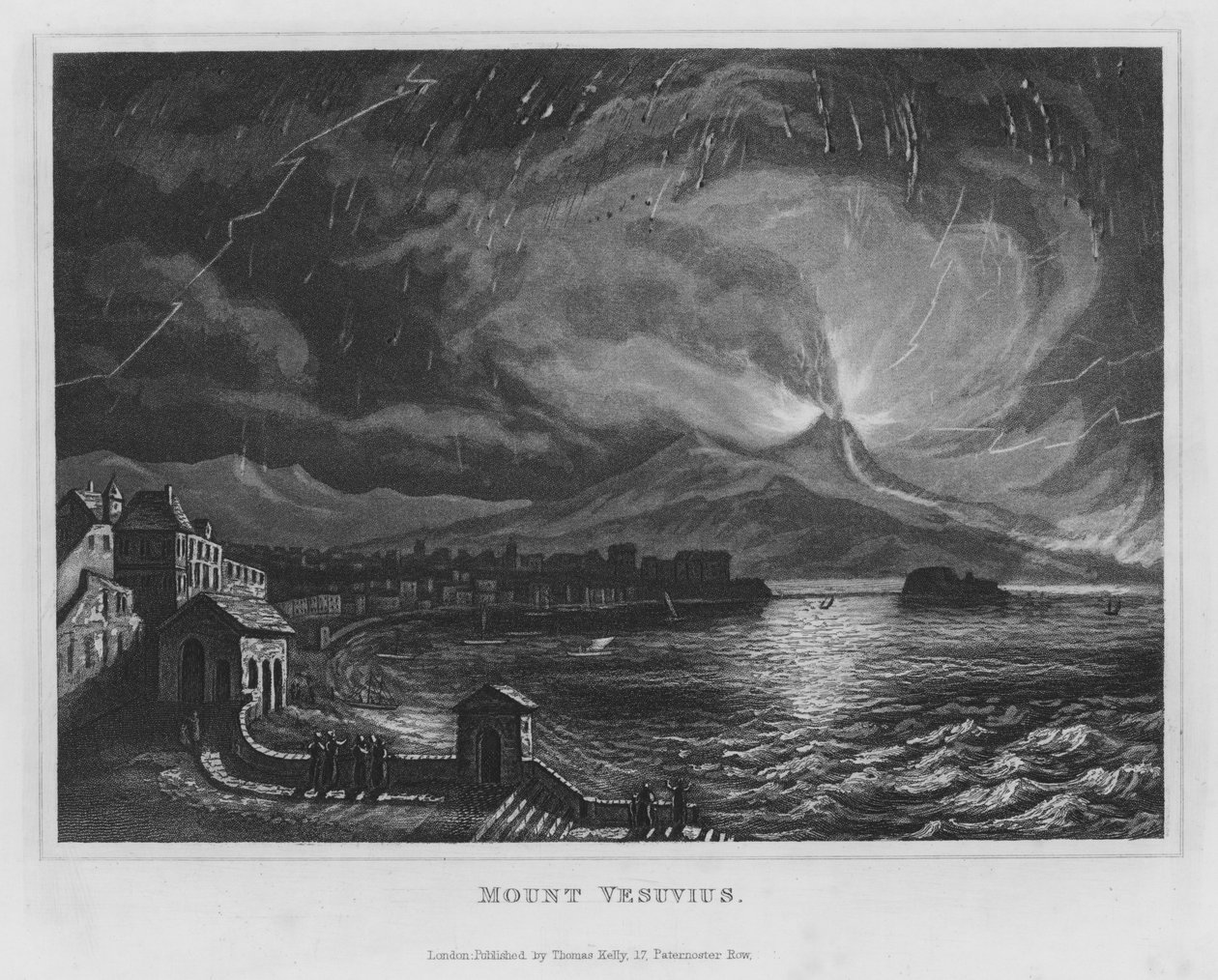 Mont Vésuve (gravure) - English School