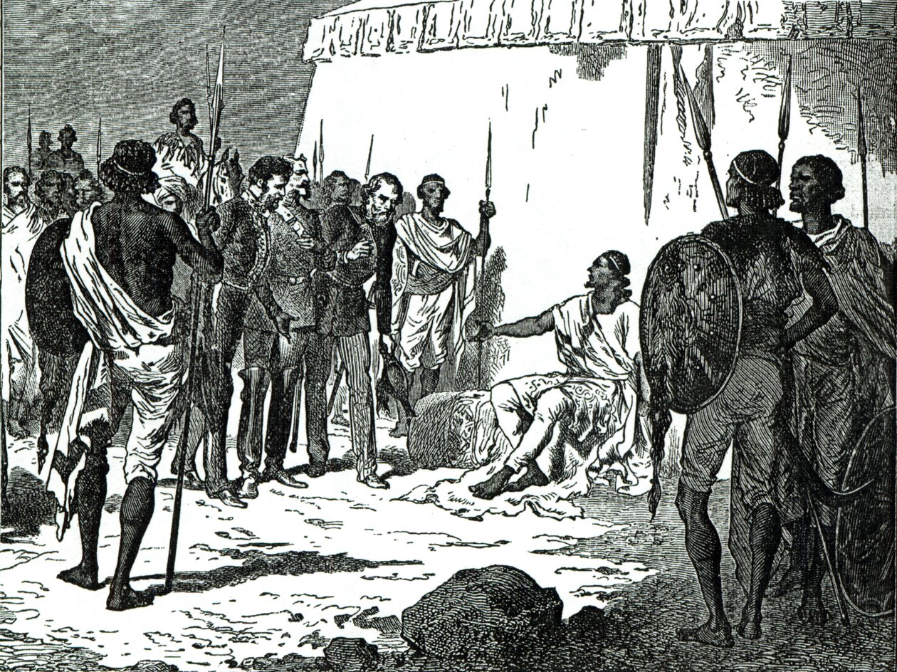 Entrevue de M. Rassam avec le roi Théodore de l