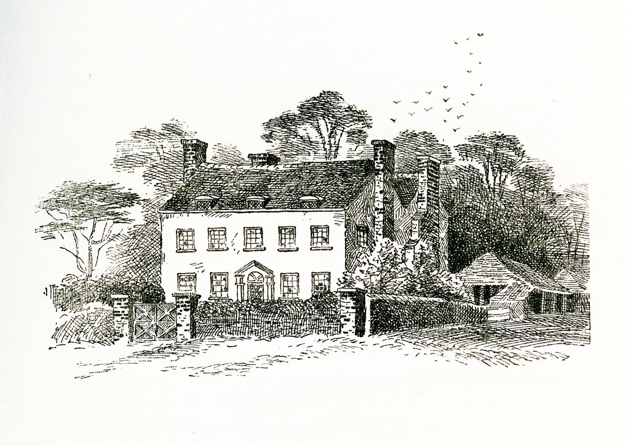 Maison de Mme Snookes à Ringmer, Sussex, Angleterre, 1733 - English School