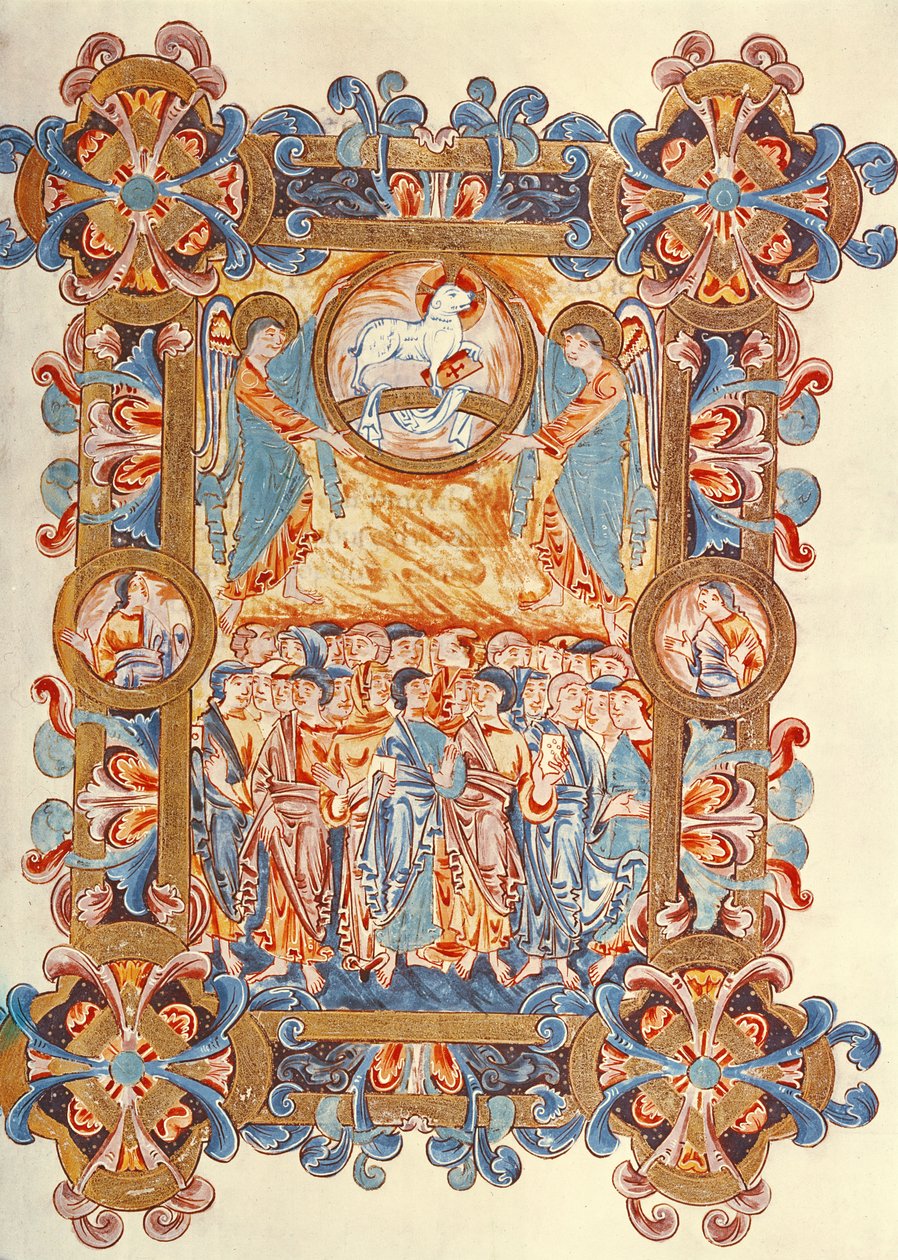 Ms 274 (Y-6) fol.158 La multitude adorant l
