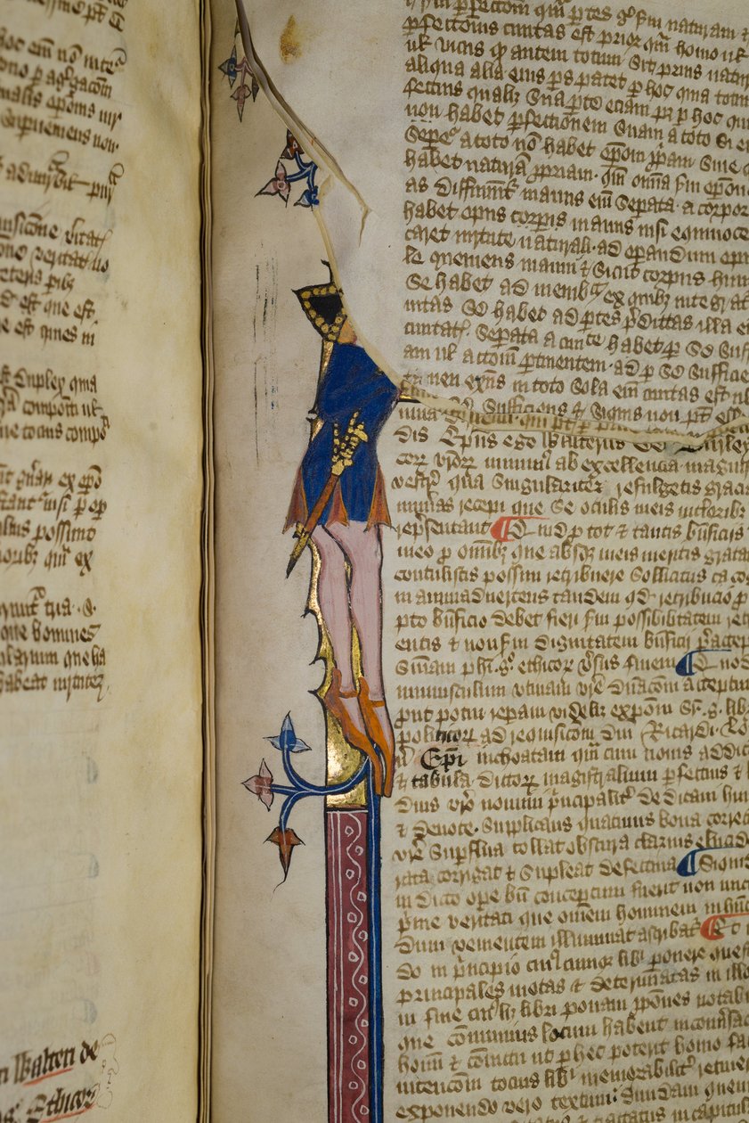 Ms. New Coll 242, f.178r, Commentaire sur la Politique d