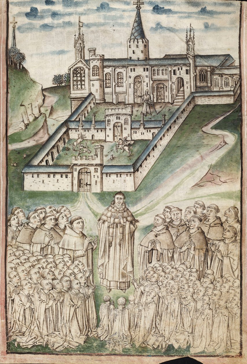 Ms. New Coll 288, f3r. (manuscrit Chaundler), Vie de William of Wykeham par Thomas Chaundler - English School