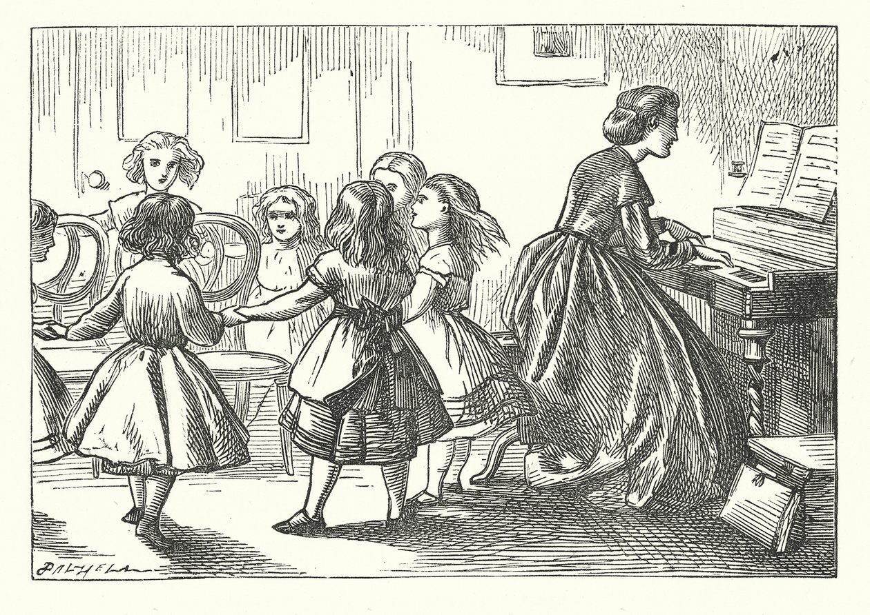 Effroi musical (gravure) - English School