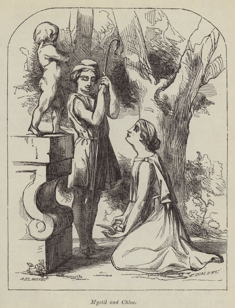 Myrtil et Chloé (gravure) - English School
