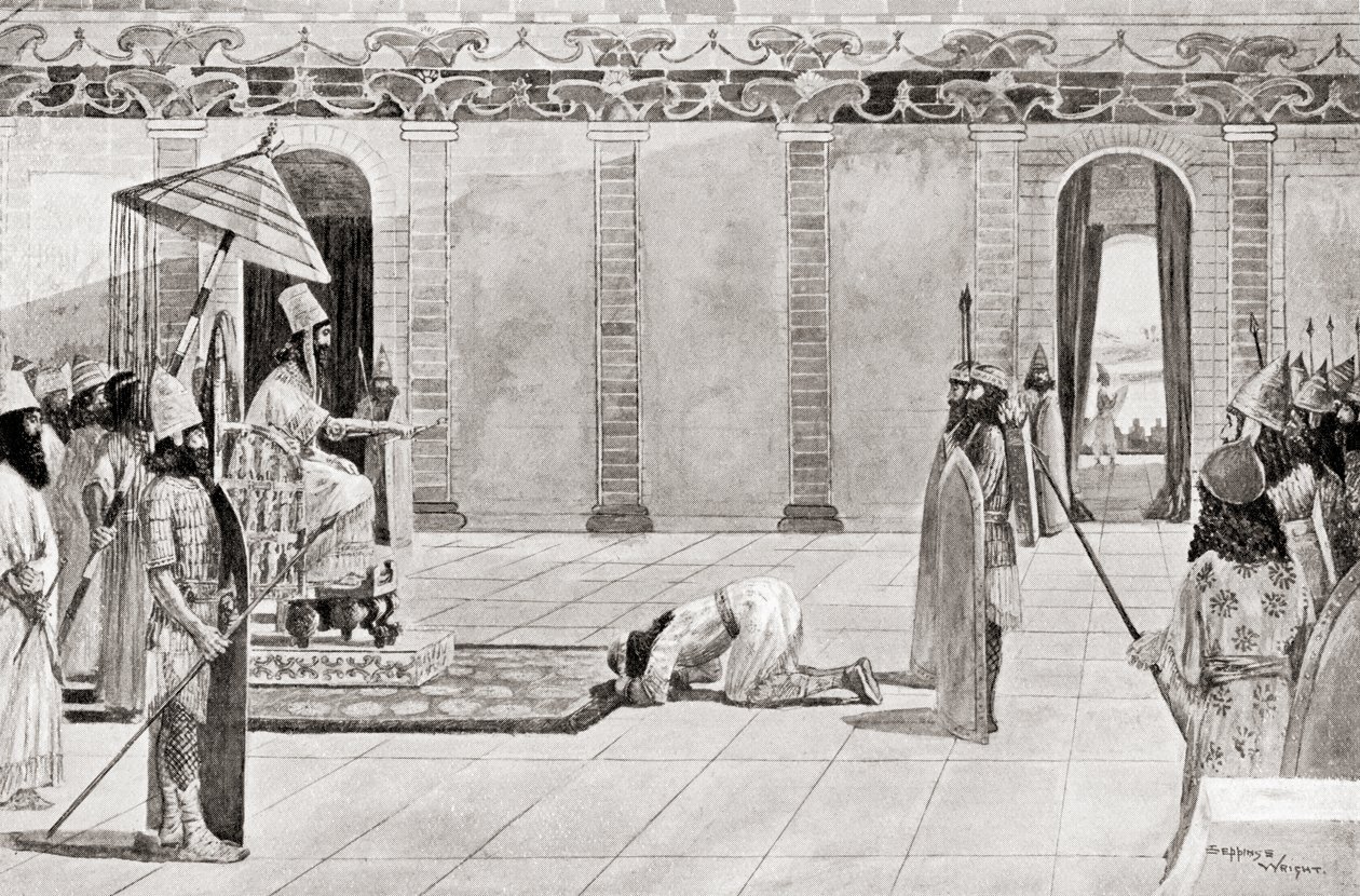 Nabonidus, roi de Babylonie, tiré de Hutchinson