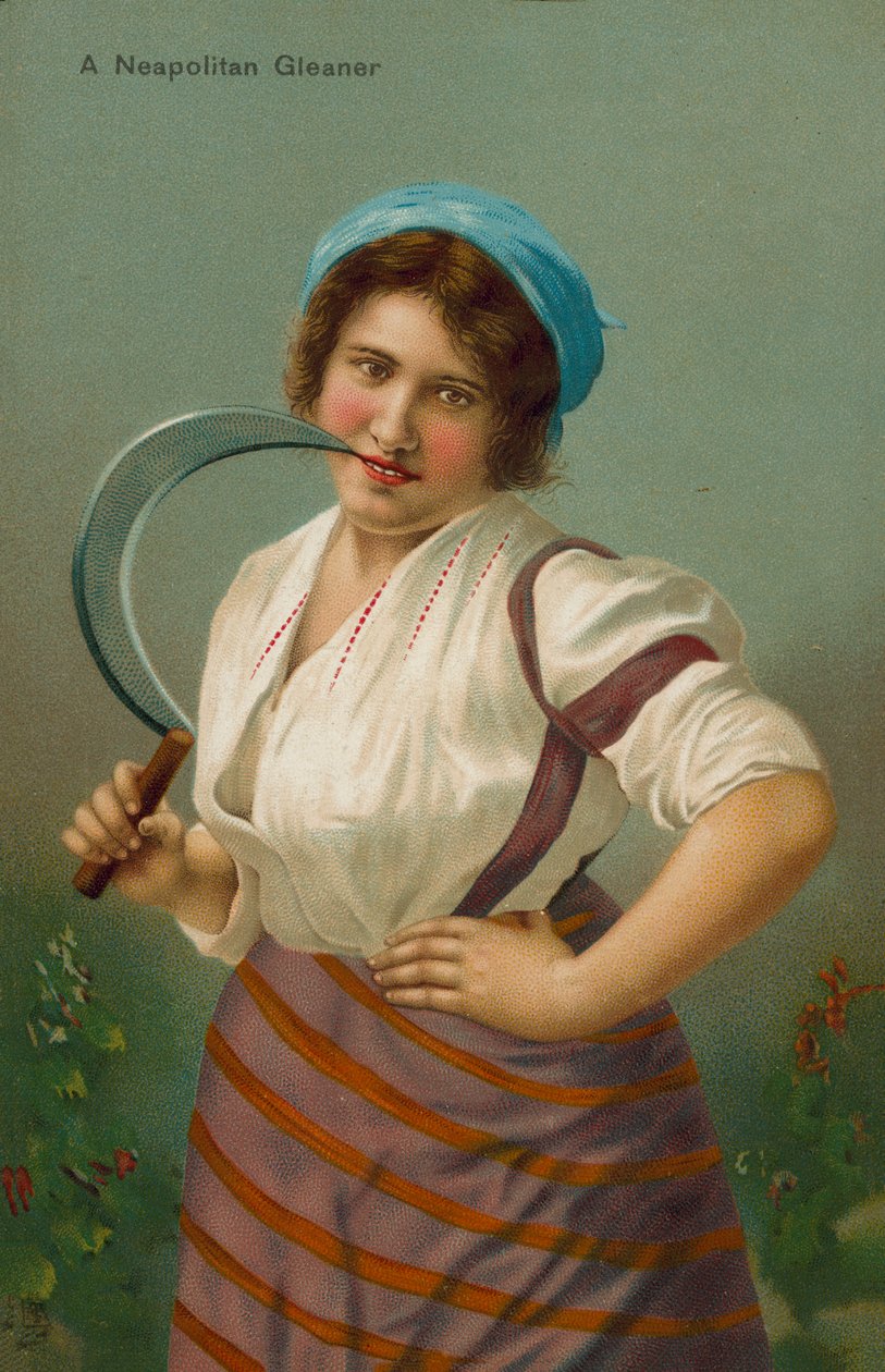Glaneur napolitain (chromolitho) - English School