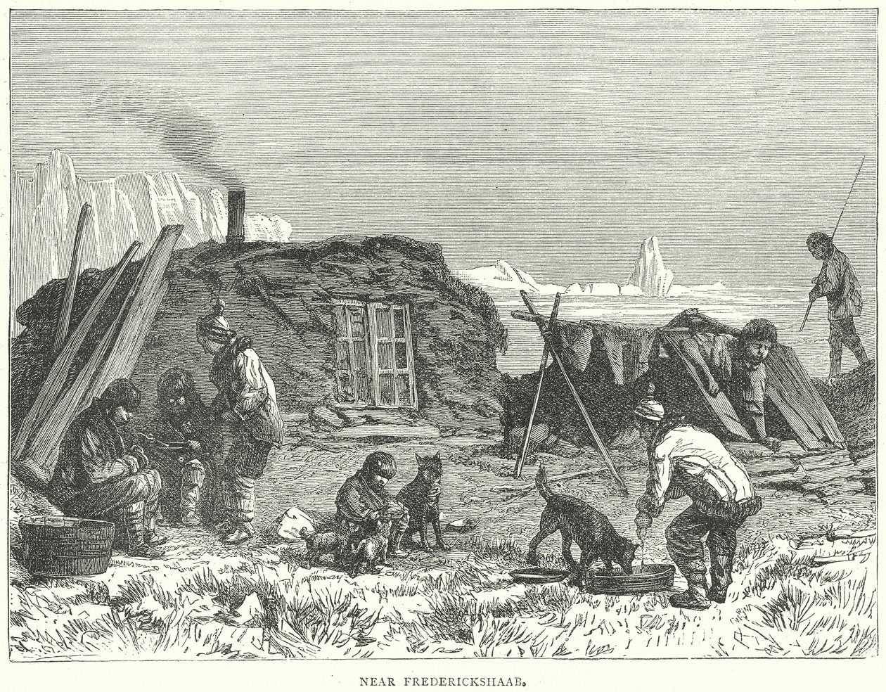Près de Frederickshaab (gravure) - English School