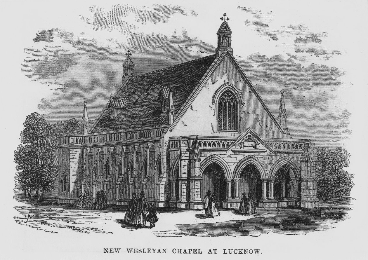 Nouvelle chapelle wesleyenne à Lucknow - English School