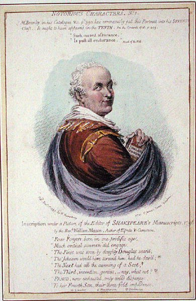 Personnages notoires, n° 1, publié par Hannah Humphrey en 1797 - English School