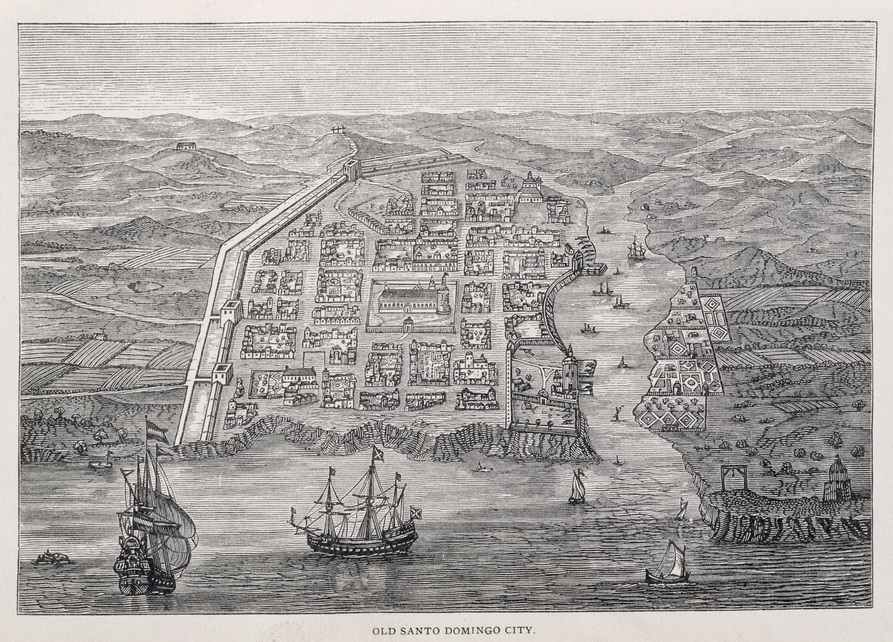 Vieille ville de Saint-Domingue à l