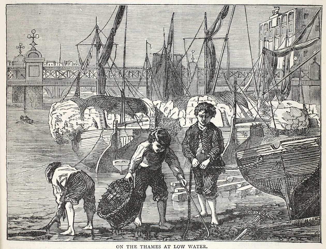 Sur la Tamise à marée basse - English School