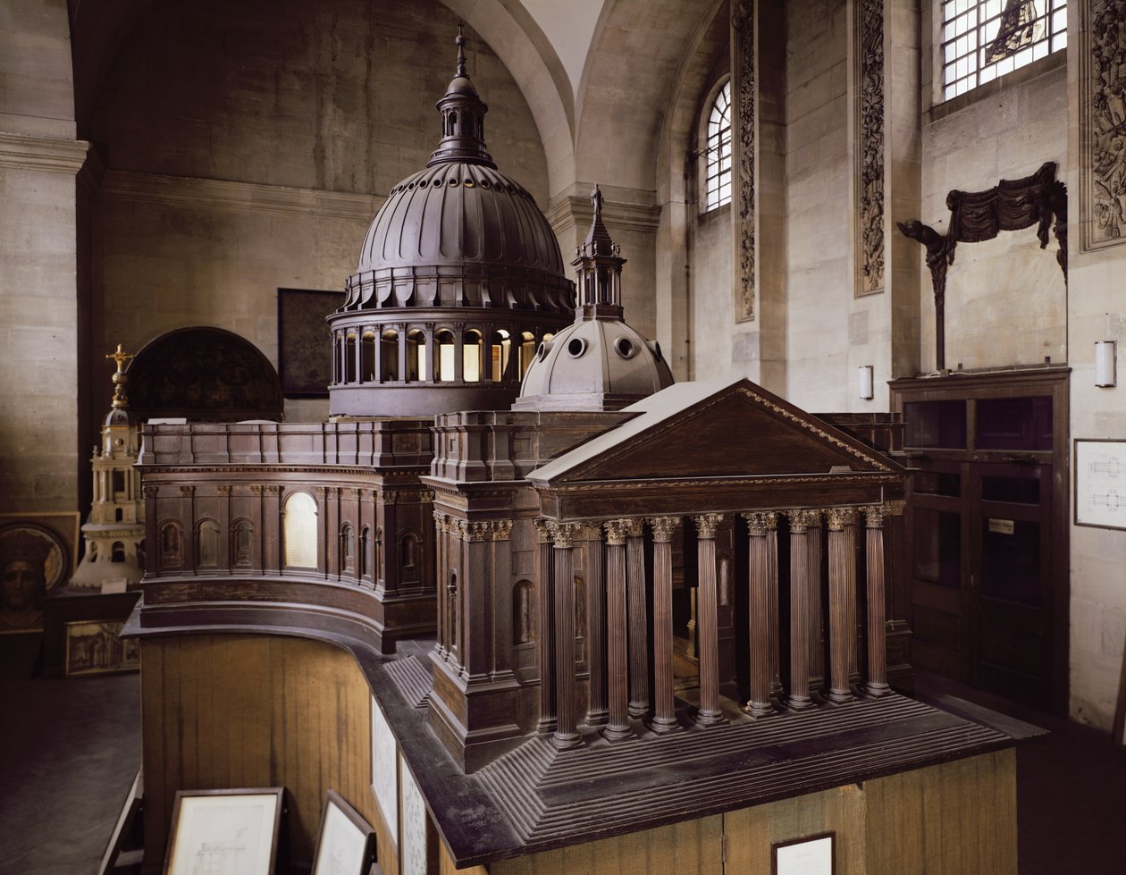 Conception originale de la cathédrale Saint-Paul - English School