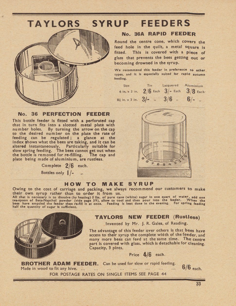 Page Catalogue Taylors Bee Supplies - English School