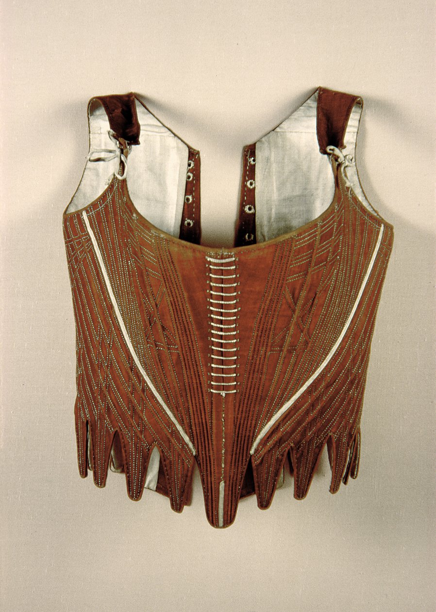 Paire de corsets, vers 1775 - English School