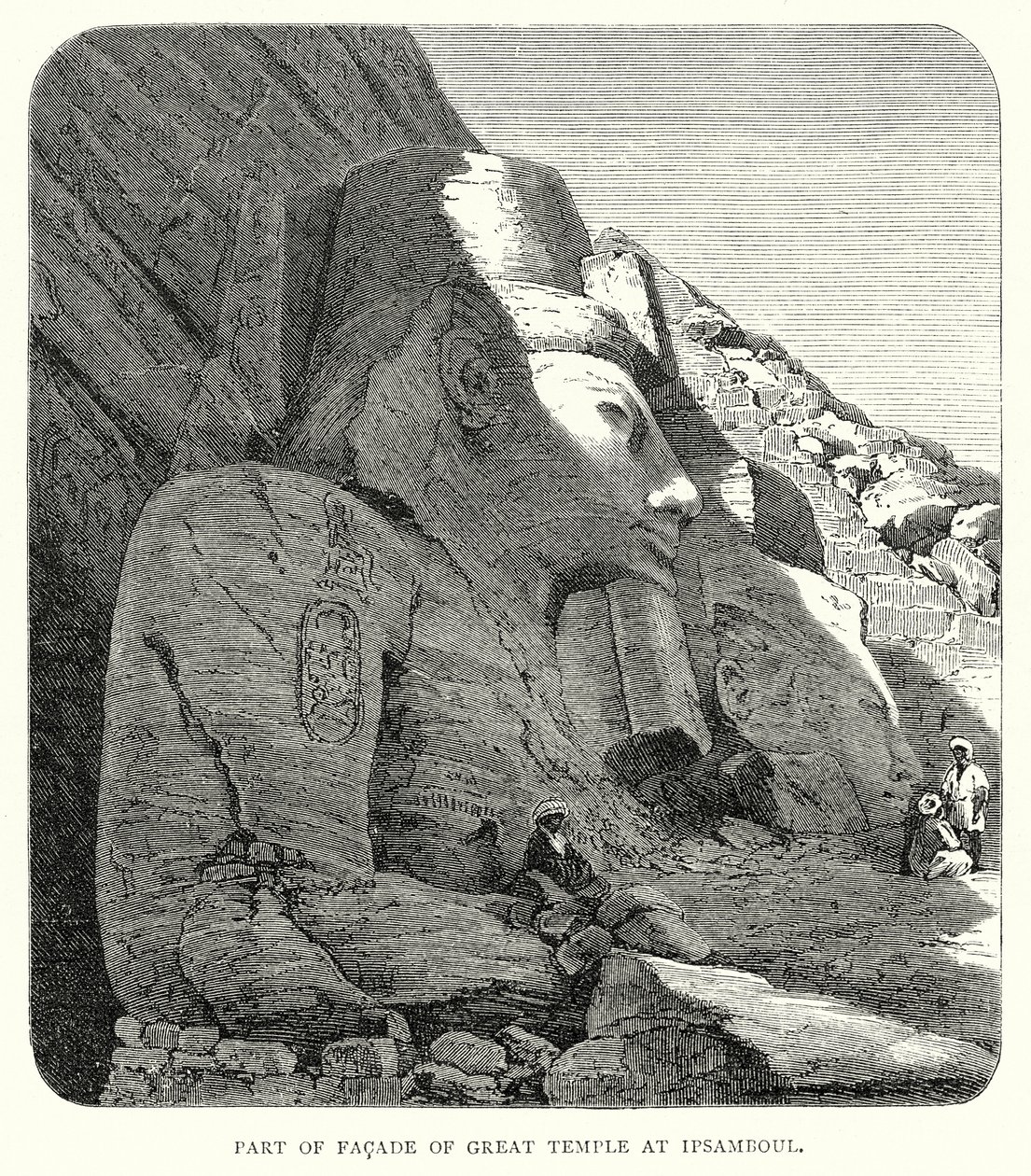Partie de la façade du Grand Temple d