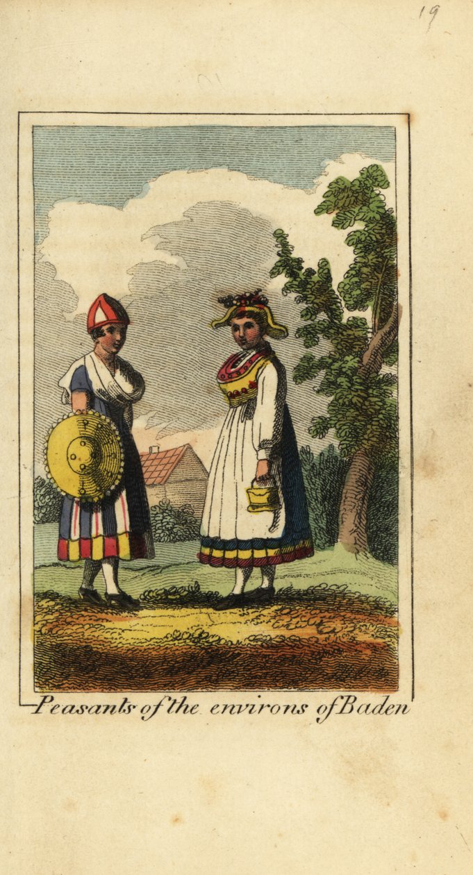 Femmes paysannes des environs de Baden, Allemagne - English School
